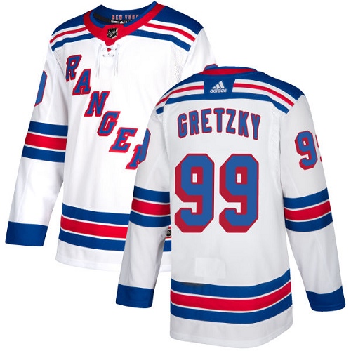 Kinder New York Rangers Eishockey Trikot Wayne Gretzky #99 Authentic Weiß Auswärts